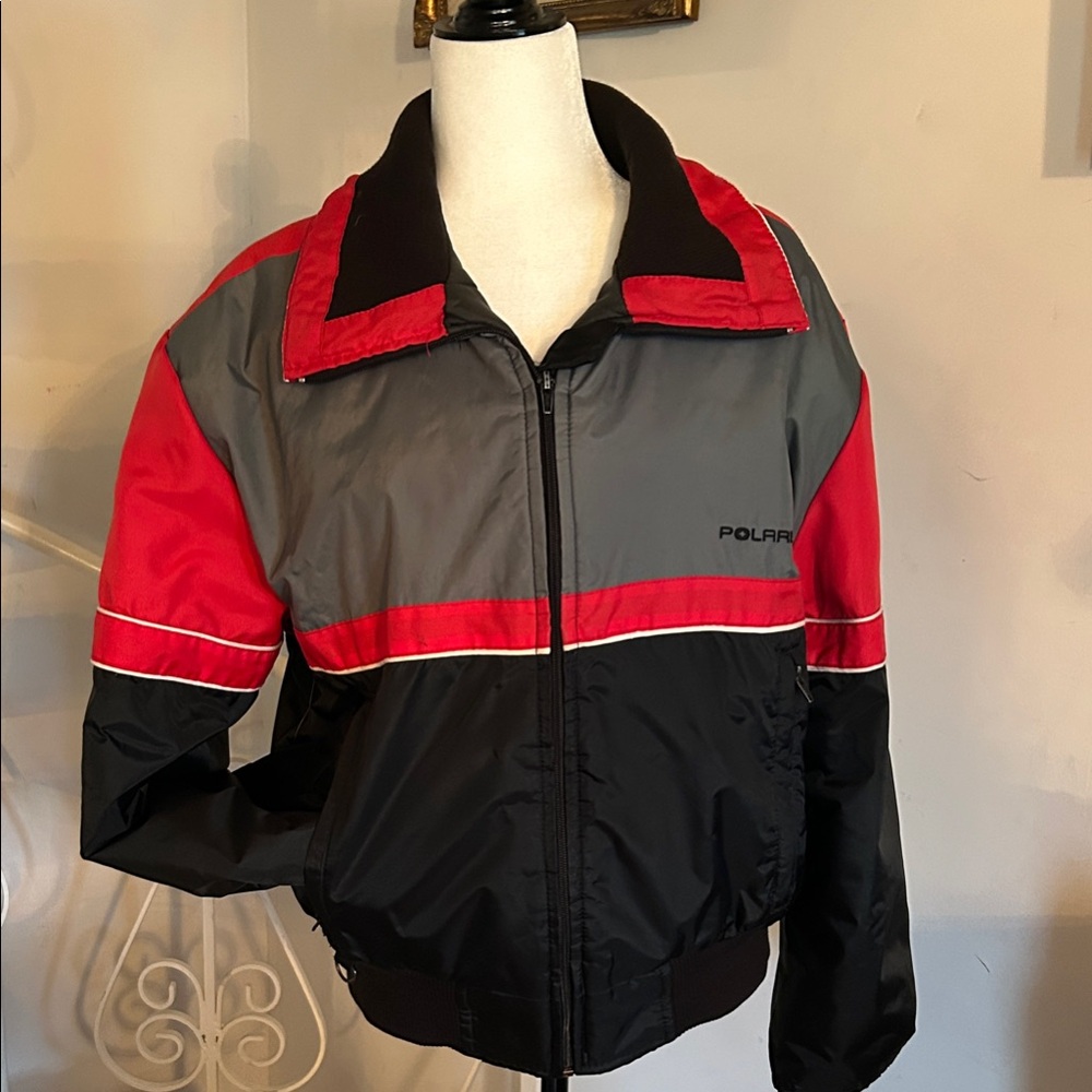 Polaris brand, Red and Black Unisex Windbreaker
Like New condition
